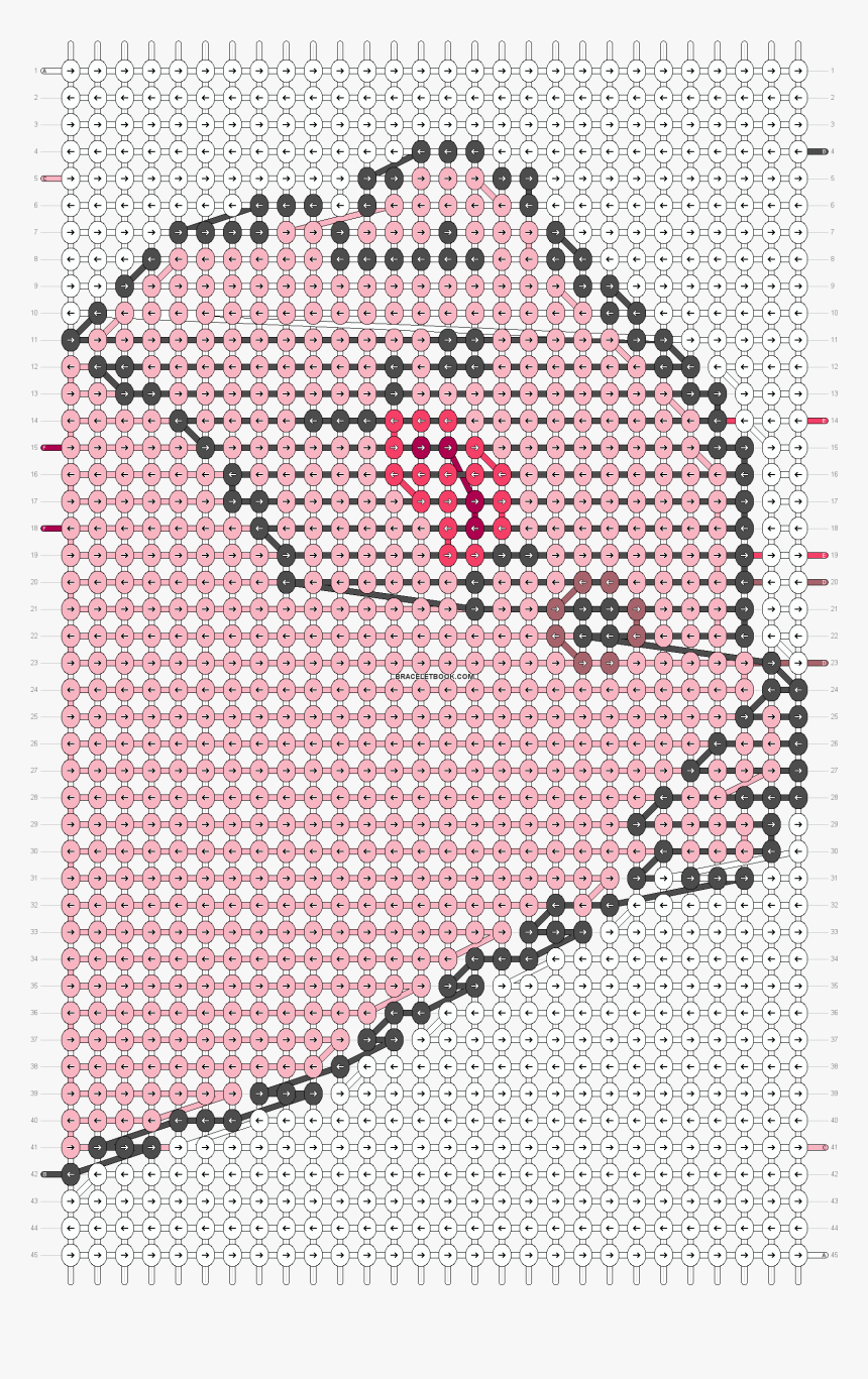 Alpha Pattern - Bügelperlen Vorlage Tabaluga, HD Png Download