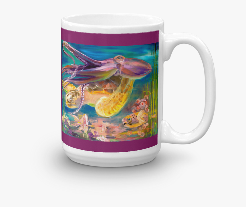 Squid & Turtle - Mug, HD Png Download