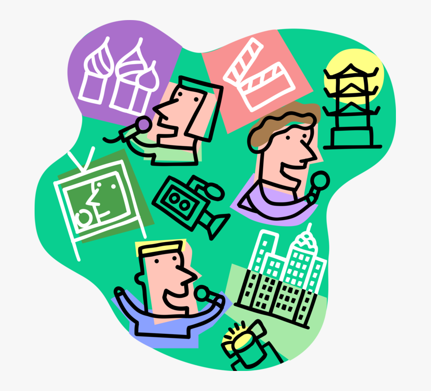 Vector Illustration Of International Travel Industry - Marketing, HD Png Download