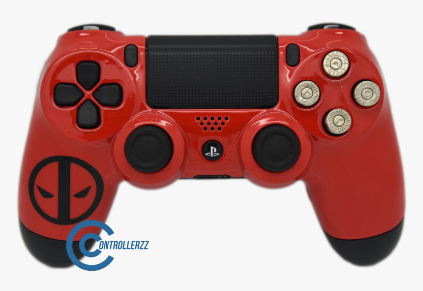 Custom Deadpool Ps4 Controller, HD Png Download