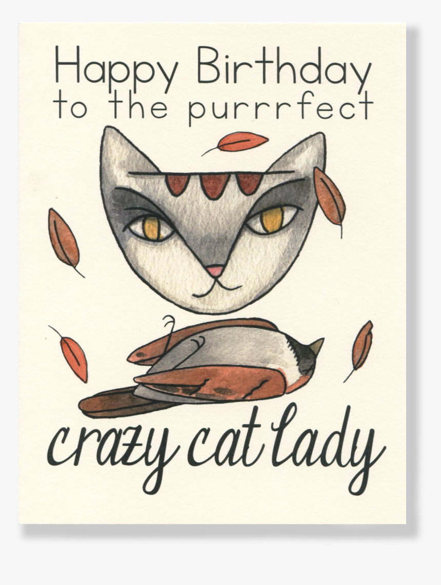 Clipart Birthday Cat Clip Transparent Stock Happy Birthday - Happy Birthday From Cat, HD Png Download