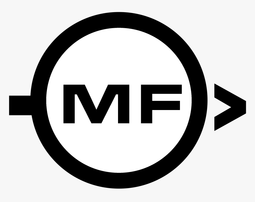 Moviefactory Nederland Logo Black And White - Mf Logo Png, Transparent Png
