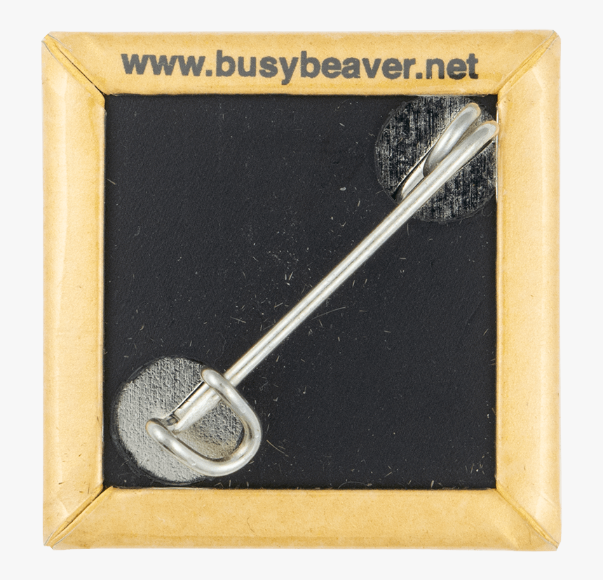Button Museum Souvenir Square Button Back Beavers Button, HD Png Download