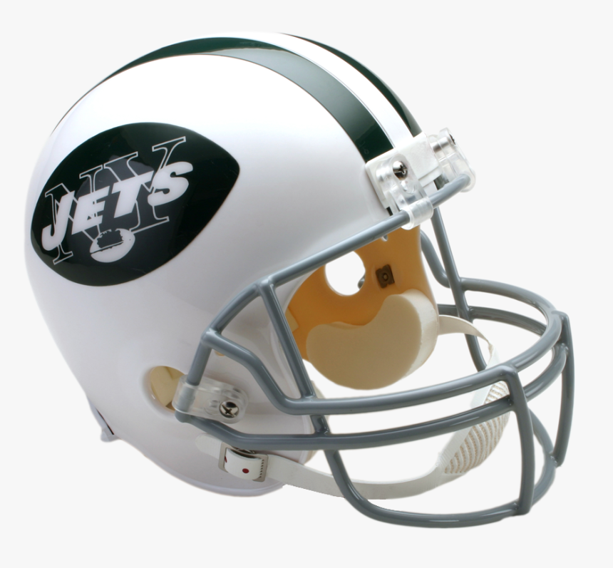 New York Jets Vsr4 Replica Throwback Helmet - 49ers Helmet Logo Png, Transparent Png