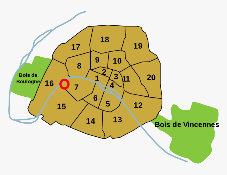 Paris Arrondissements, HD Png Download