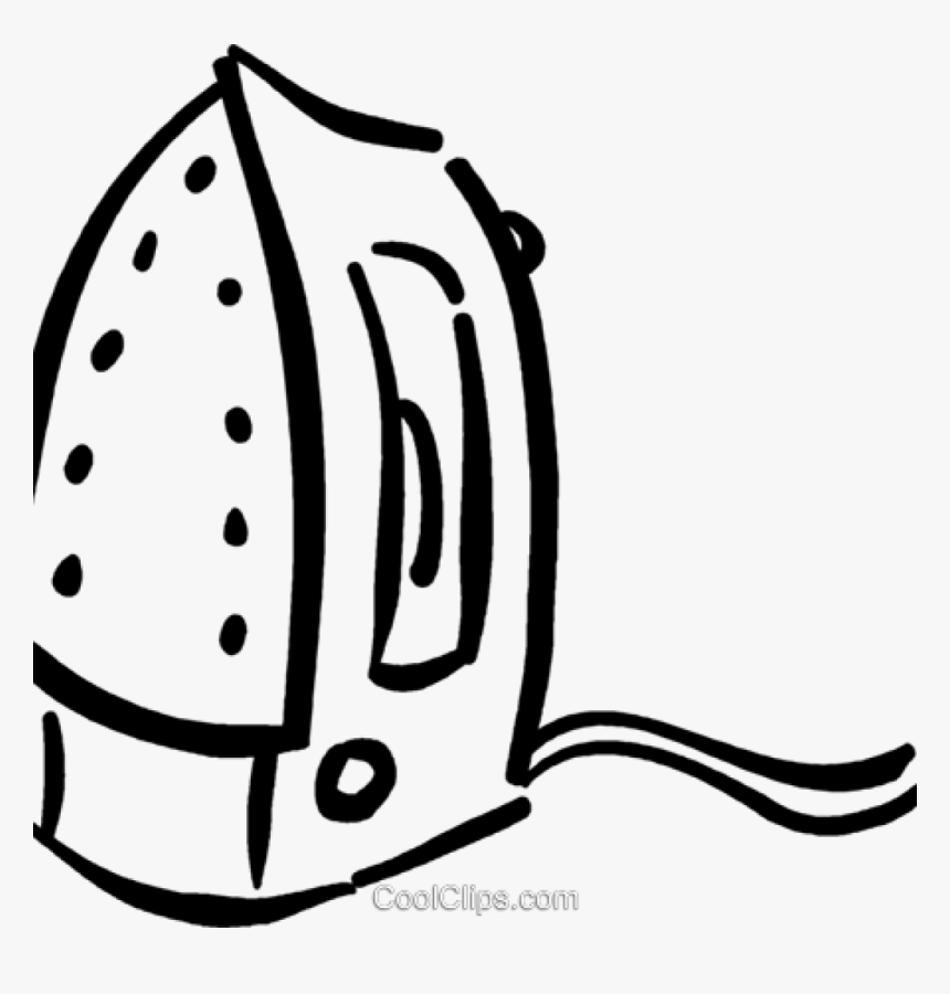 Iron Clipart Iron Royalty Free Vector Clip Art Illustration - Ironing, HD Png Download