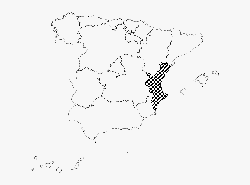 And Its Autonomous Regions - Spain, HD Png Download