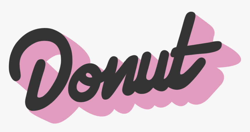 Pink Donut Png , Png Download - Graphic Design, Transparent Png