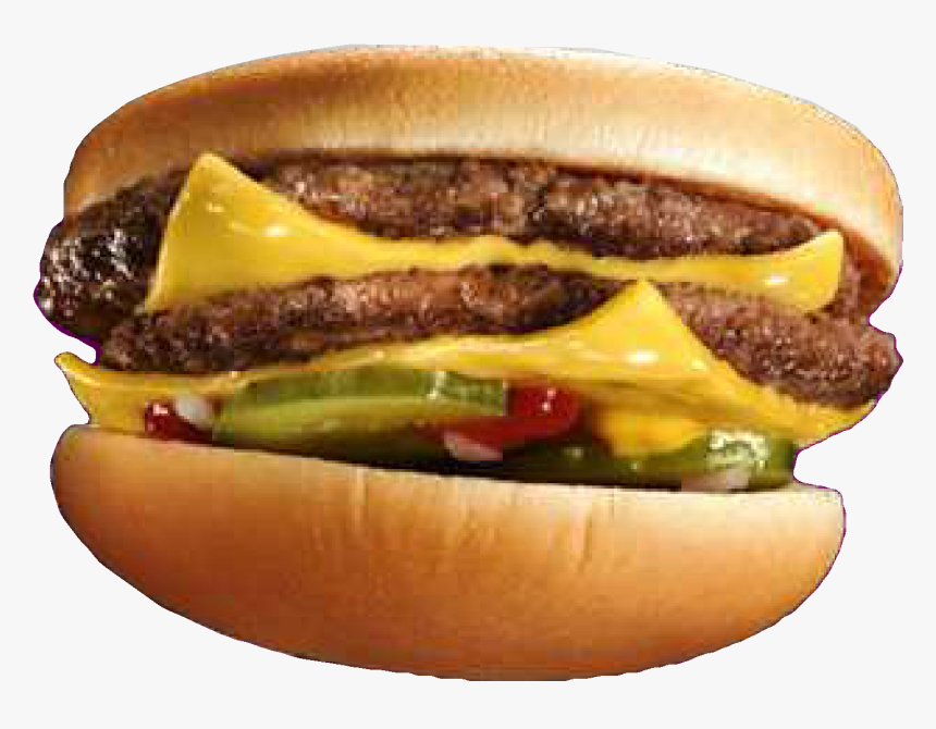 Down Double Cheeseburger - Cheese Burger Upside Down, HD Png Download