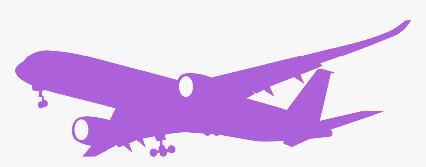 Airbus A350 Silhouette, HD Png Download