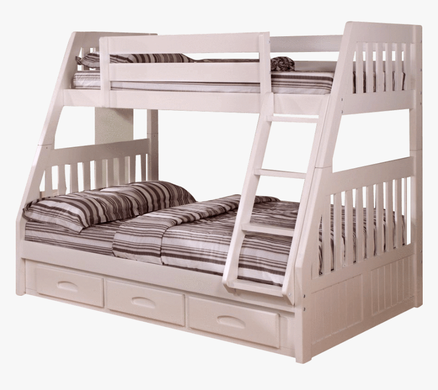 Bunk Bed With Trundle Bed, HD Png Download