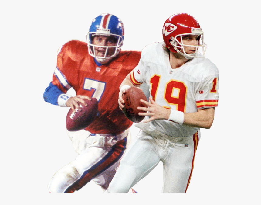 Montana Outduels Elway - Joe Montana Patrick Mahomes, HD Png Download