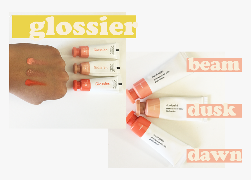 Glossier Cloud Paints Swatches Colors New Review , - Orange, HD Png Download