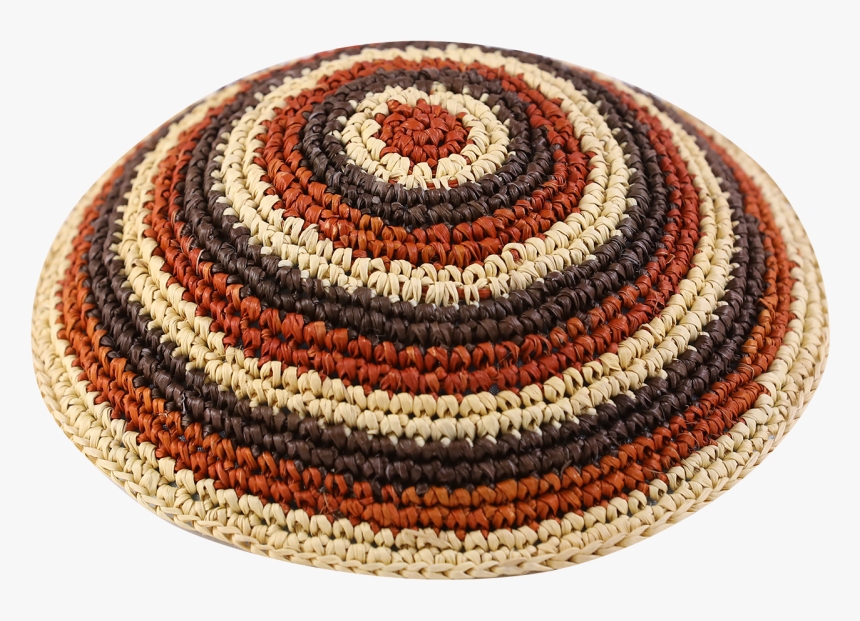 Straw Crochet Inline Kippot 
 Class Lazyload Lazyload - Crochet, HD Png Download