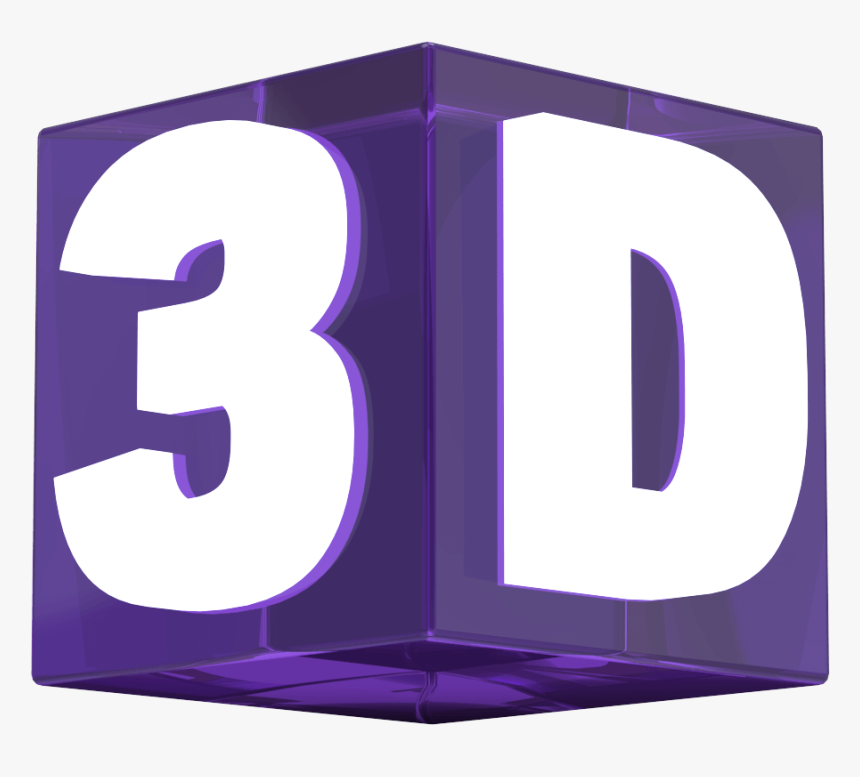 The Word 3d In 3d [png 1024x1024] Png - Graphic Design, Transparent Png