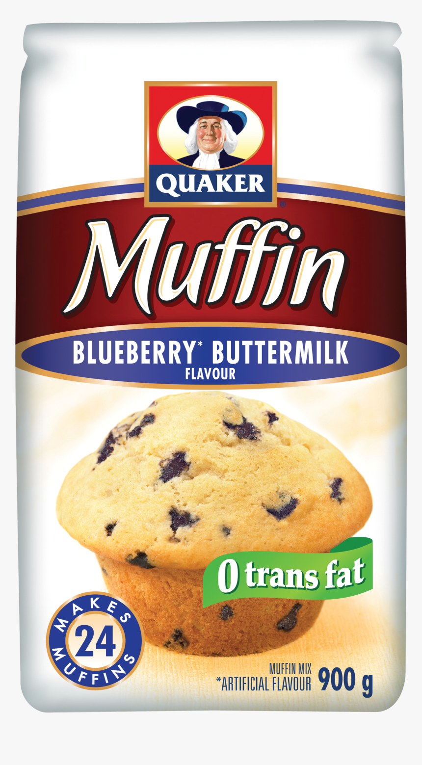 Quaker® Blueberry Buttermilk Flavour Muffin Mix - Quaker Blueberry Muffin Mix, HD Png Download