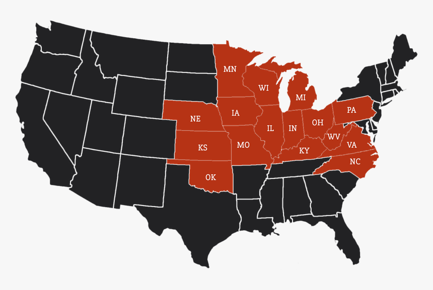 Map - Us Map Transparent Background, HD Png Download