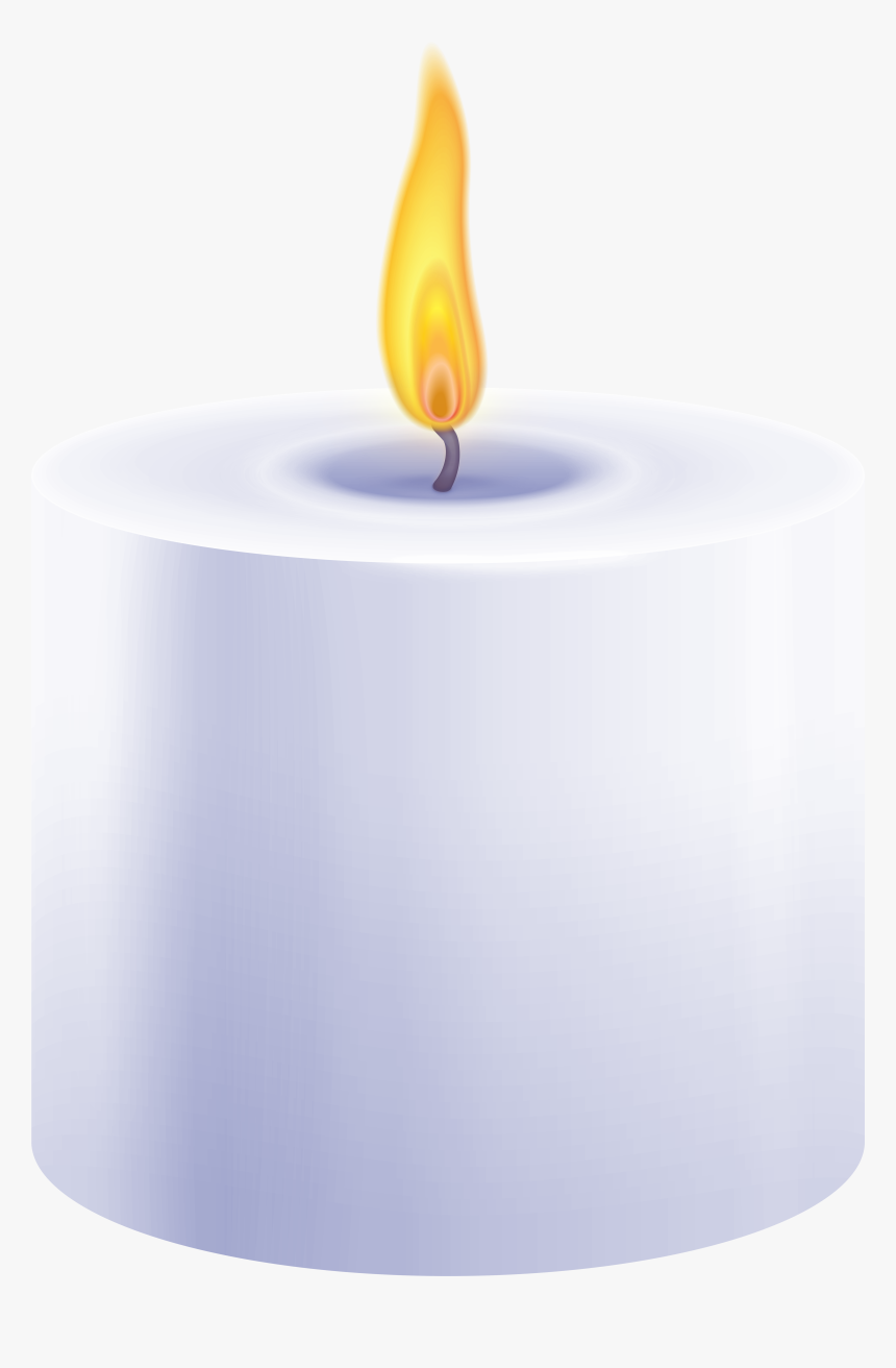 Purple Pillar Candle Png Clip Art - Transparent Background Candle Clip Art, Png Download