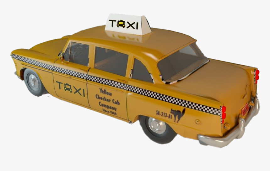 Taxi Cab Png Free Image - Checker Marathon, Transparent Png
