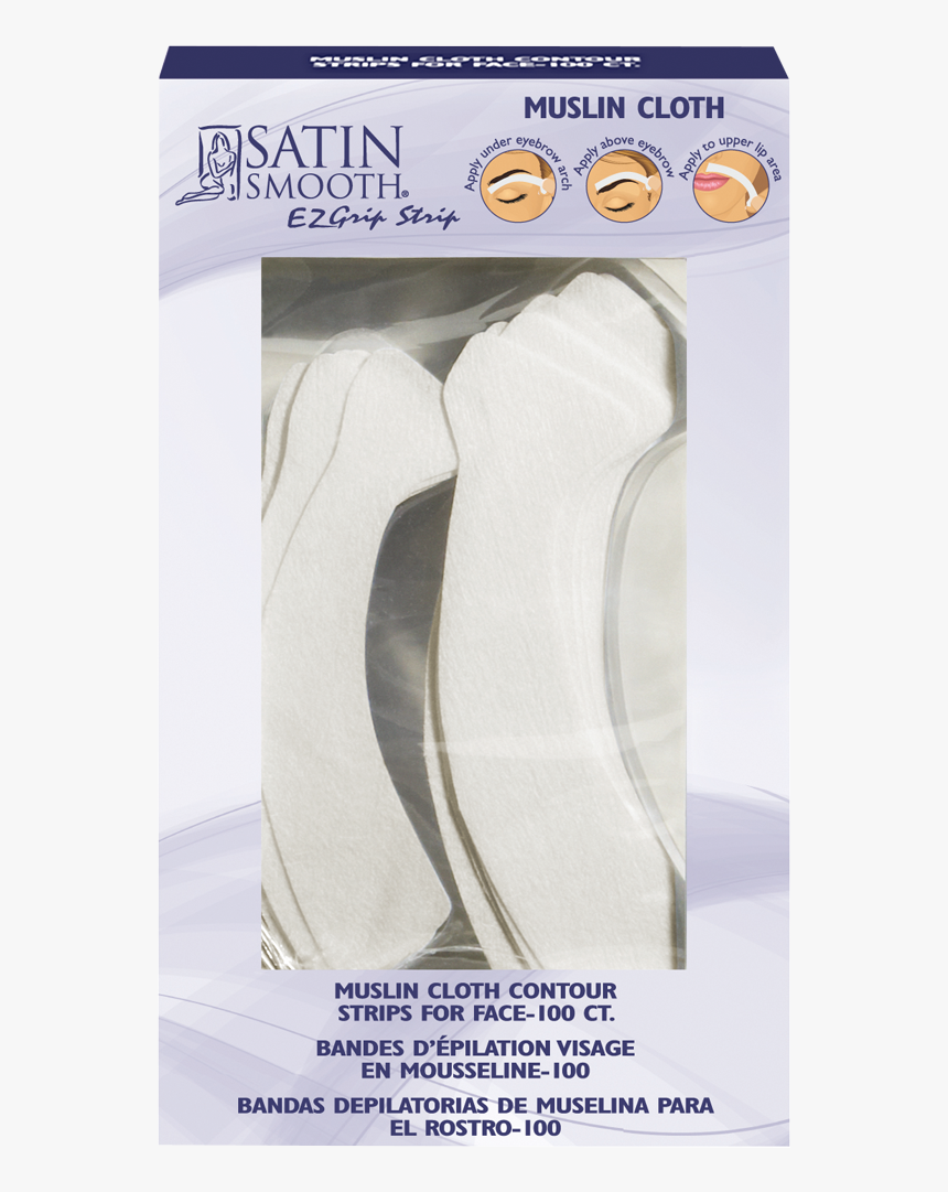 Ez Grip Muslin Contour Facial Strips - Wire, HD Png Download