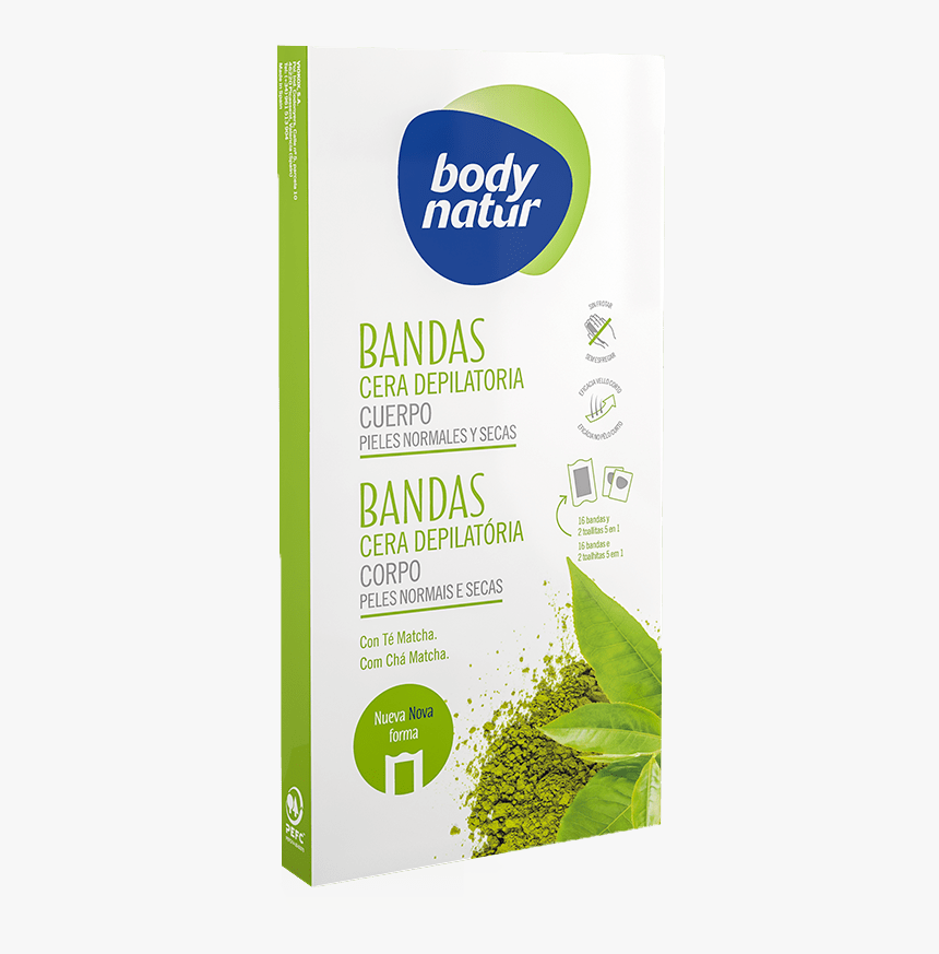 Body Natur Bandas Cera Depilatoria, HD Png Download