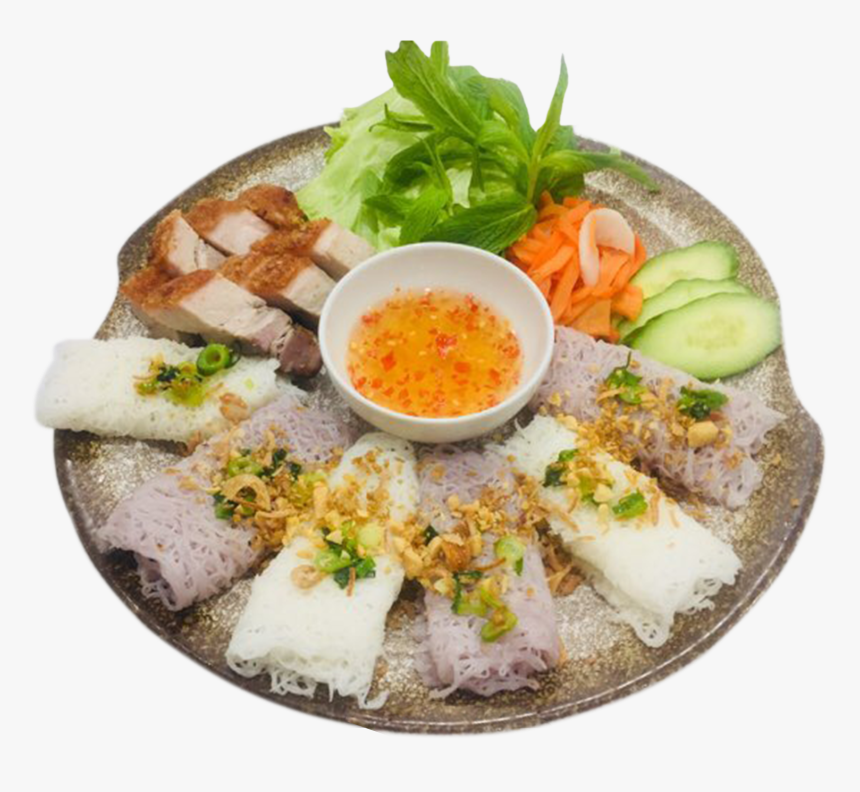 Steam Woven Rice Vermicelli With Roast Pork - Steamed Rice, HD Png Download