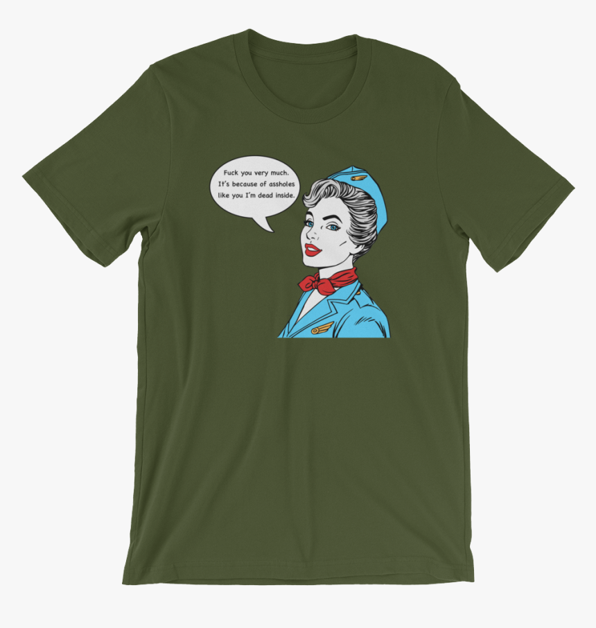 Flight Attendant - T-shirt, HD Png Download