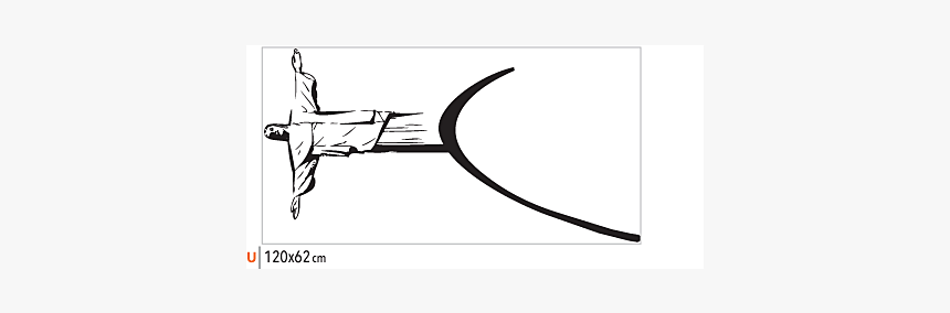 Adesivo De Parede Cristo Redentor, HD Png Download