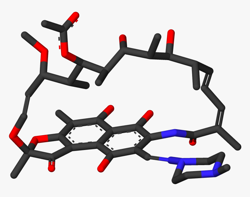 Rifampicin 3d 1i6v, HD Png Download