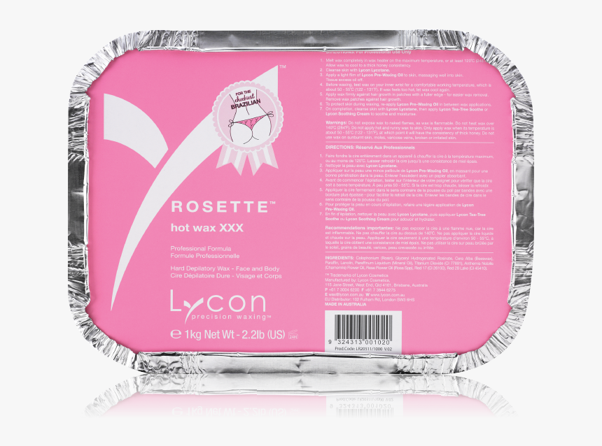 Rosette Hot Wax Xxx 1kg / 35oz ~ Lycon Wax - Lycon Rosette Wax, HD Png Download
