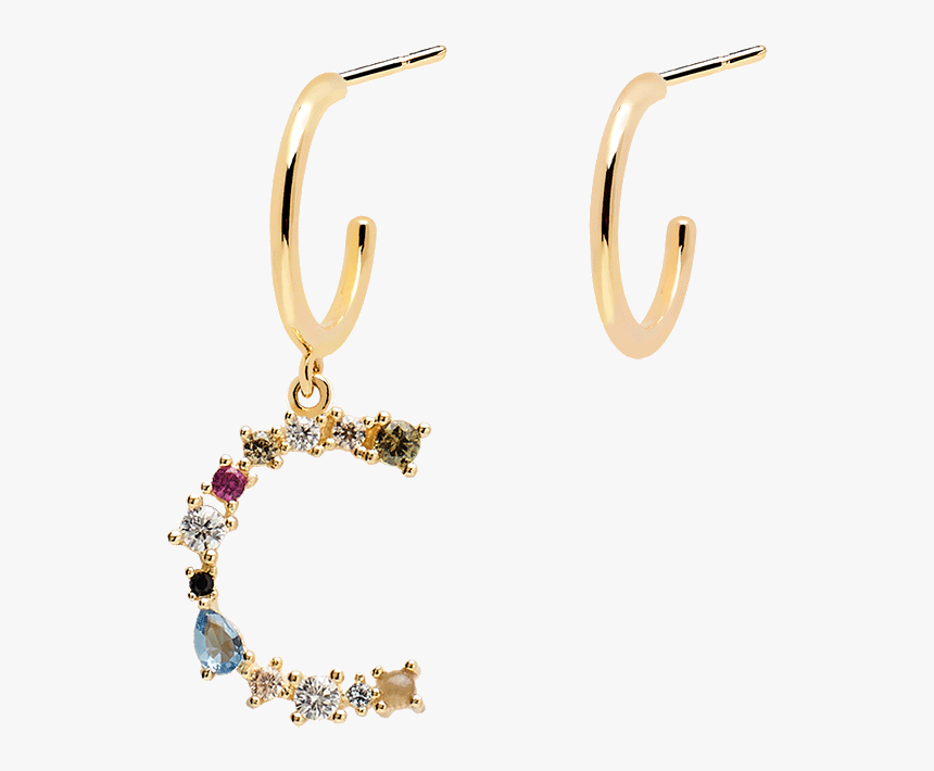 Necklace With Letter And Stones, HD Png Download