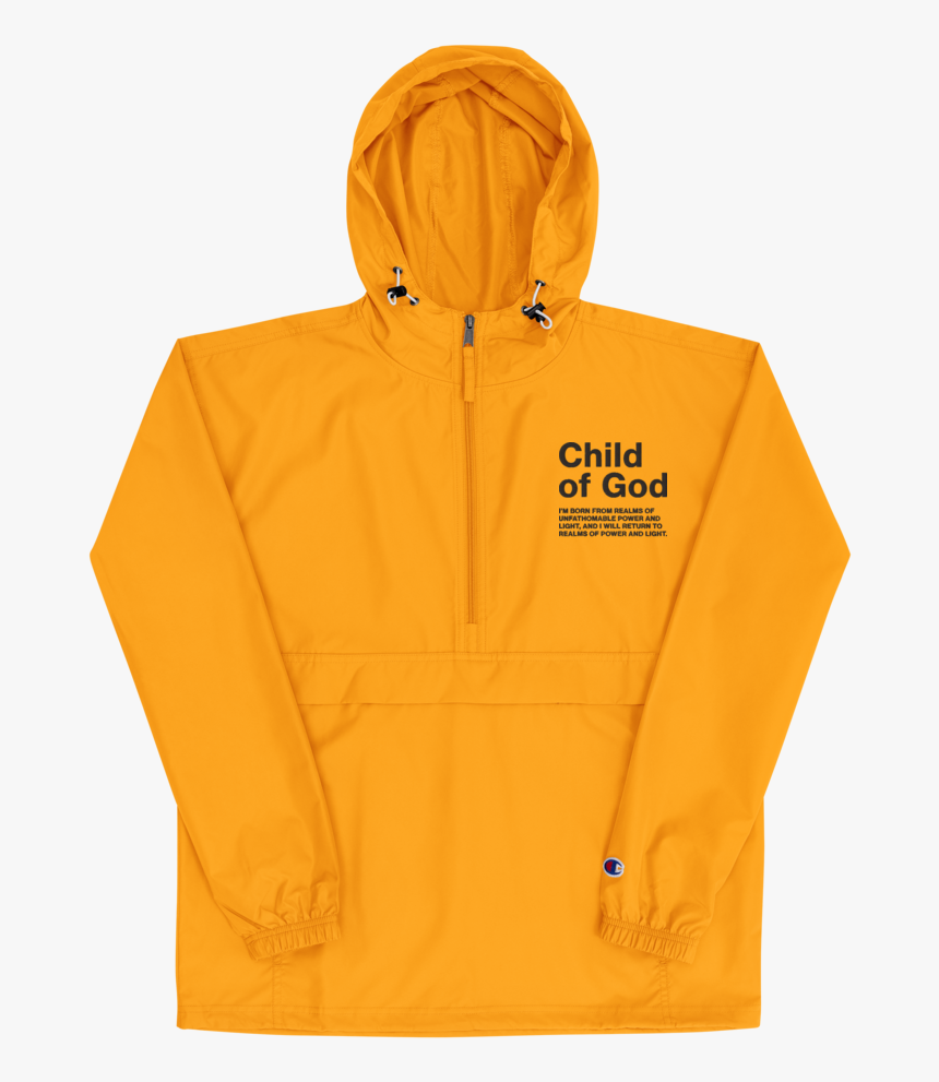 Free Huey Embroidered Champion Pullover Jacket - Windbreaker, HD Png Download