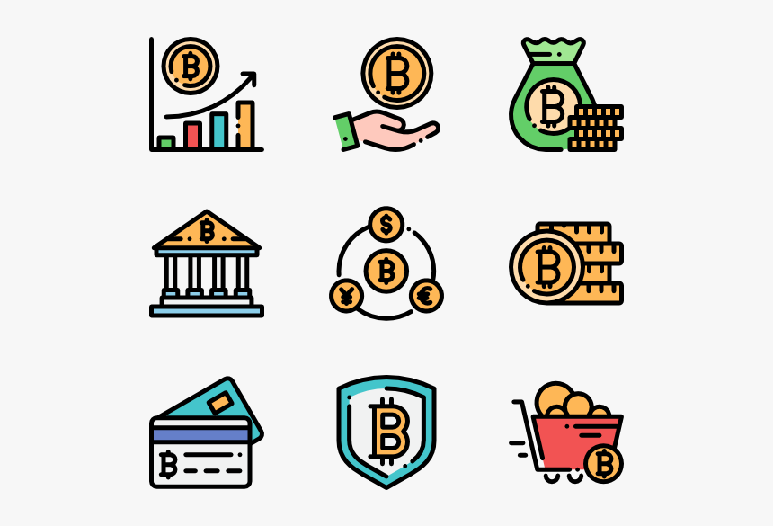 Icon Bitcoin, HD Png Download