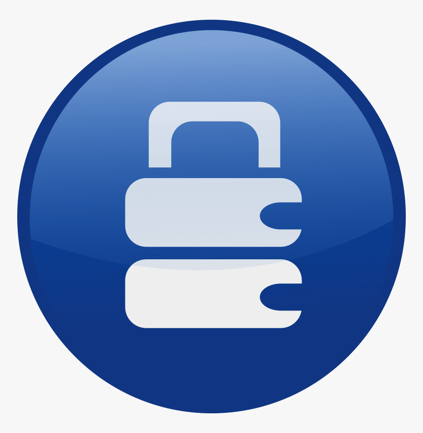 Locked-blue - Home Icon Clipart, HD Png Download