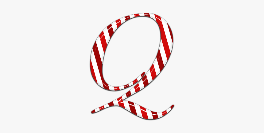 Candy Cane Letter Transparent, HD Png Download