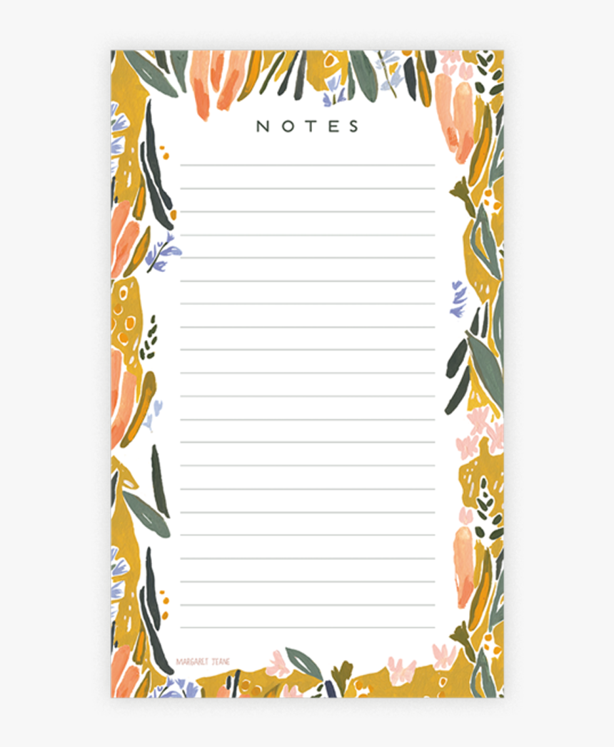Happy Floral Notepad 

 
 Data Rimg Lazy 
 Data Rimg - Picture Frame, HD Png Download