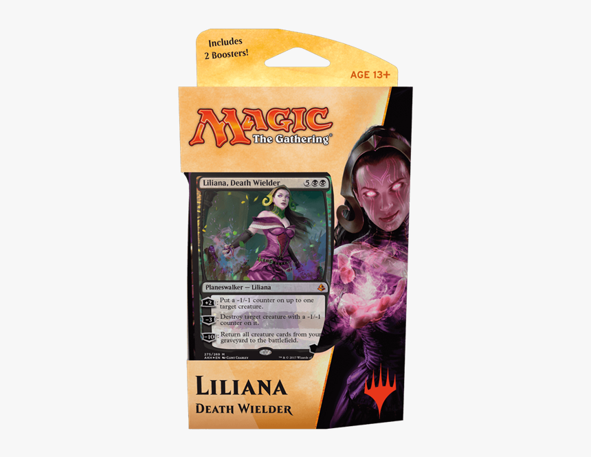 Amonkhet Planeswalker Deck - Mtg Planeswalker Deck Liliana, HD Png Download