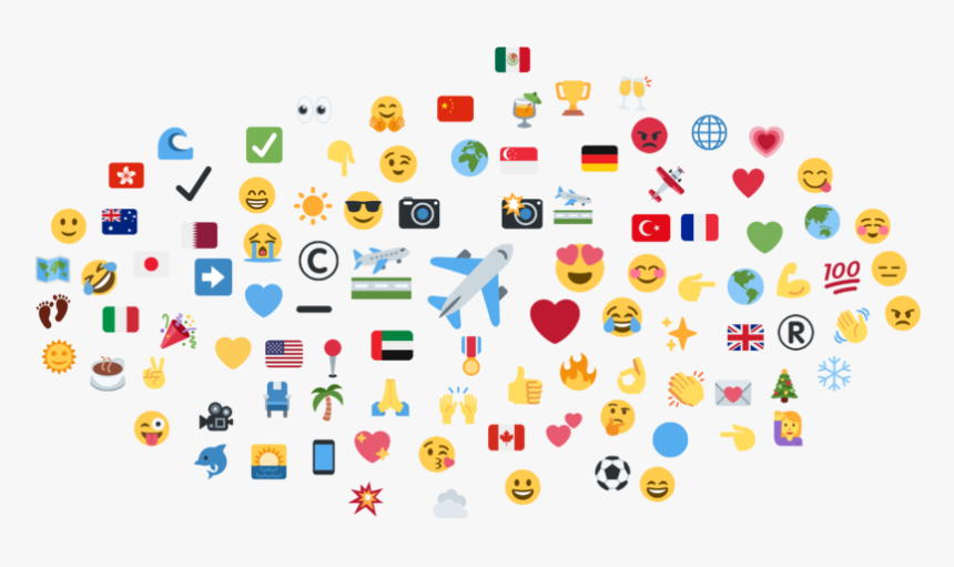 Most Used Emojis For Airlines Brands - Circle, HD Png Download