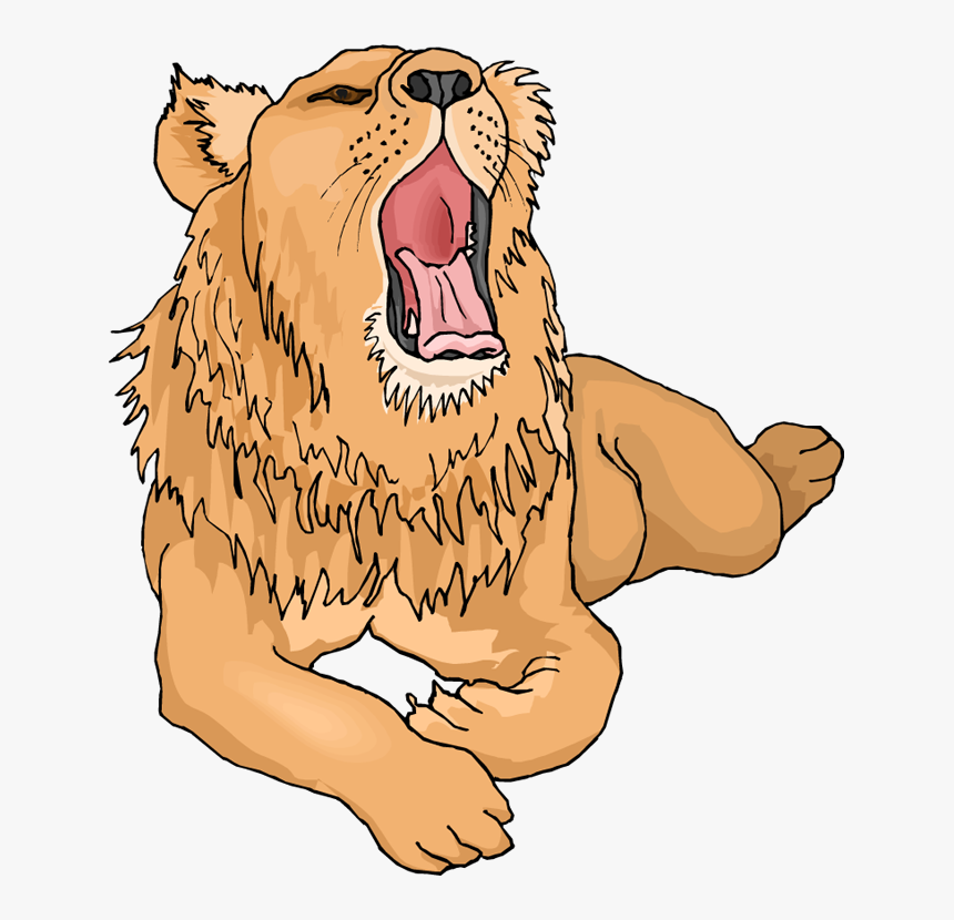 Yawning Animal Clip Art, HD Png Download