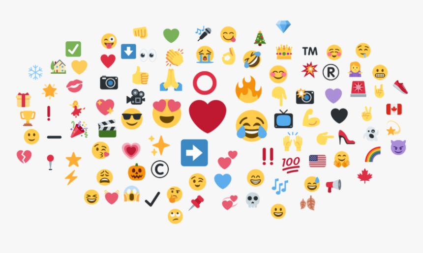 Most Used Emojis For Tv Networks, HD Png Download