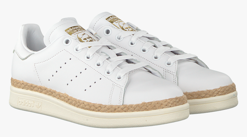 White Adidas Sneakers Stan Smith Bold - Skate Shoe, HD Png Download