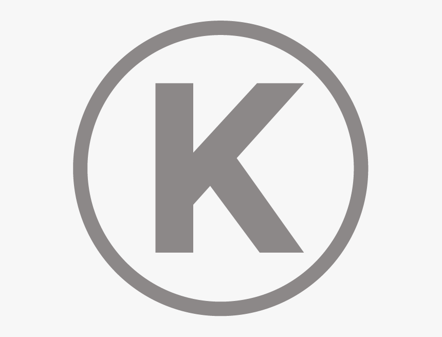 K Grey - Capital K, HD Png Download