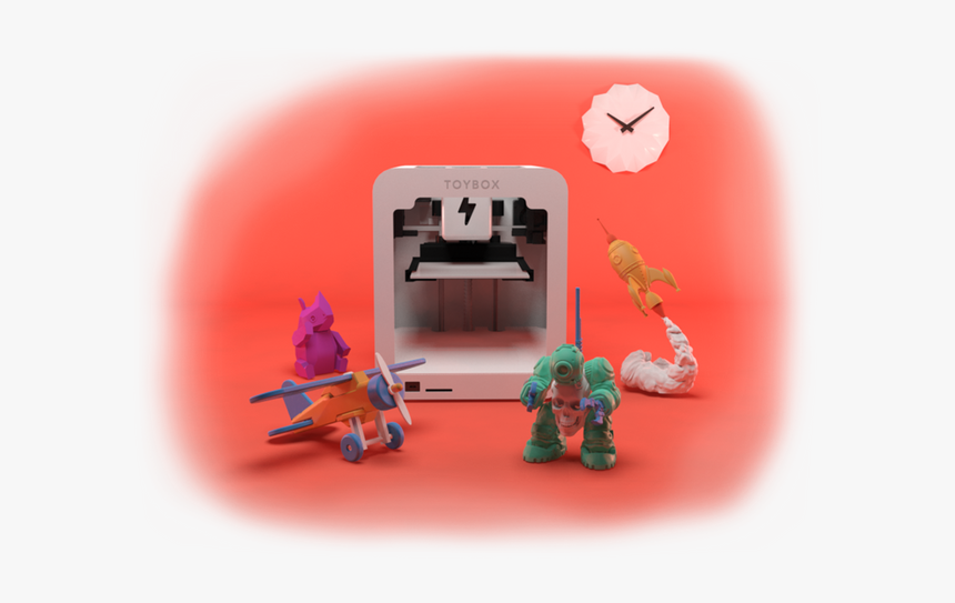 Toybox Printer Front White Alpha Toybox Mobile - Playset, HD Png Download