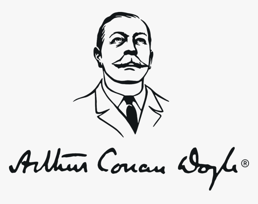 Sq- Acd Trademark® B W - Arthur Conan Doyle Logo, HD Png Download