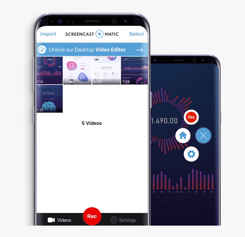 Record Your Android - Screen O Matic Mobile, HD Png Download