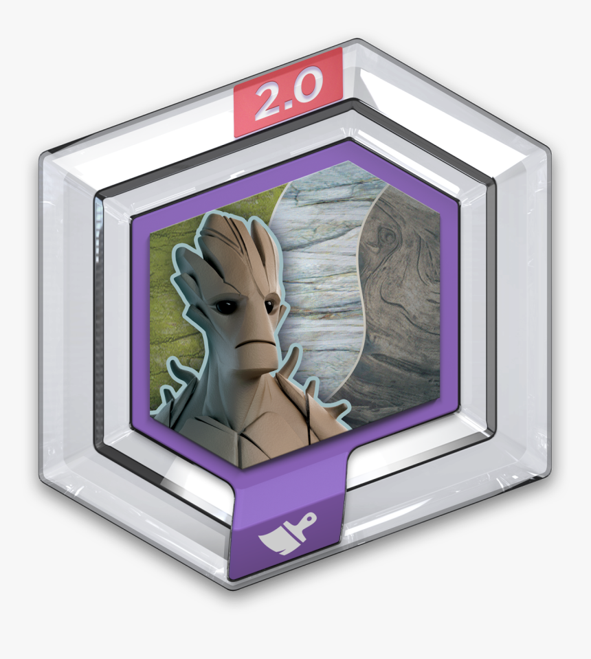 Theme Out Your Toy Box World With Groot S Roots - Disney Infinity Guardians Of The Galaxy Power Disc, HD Png Download