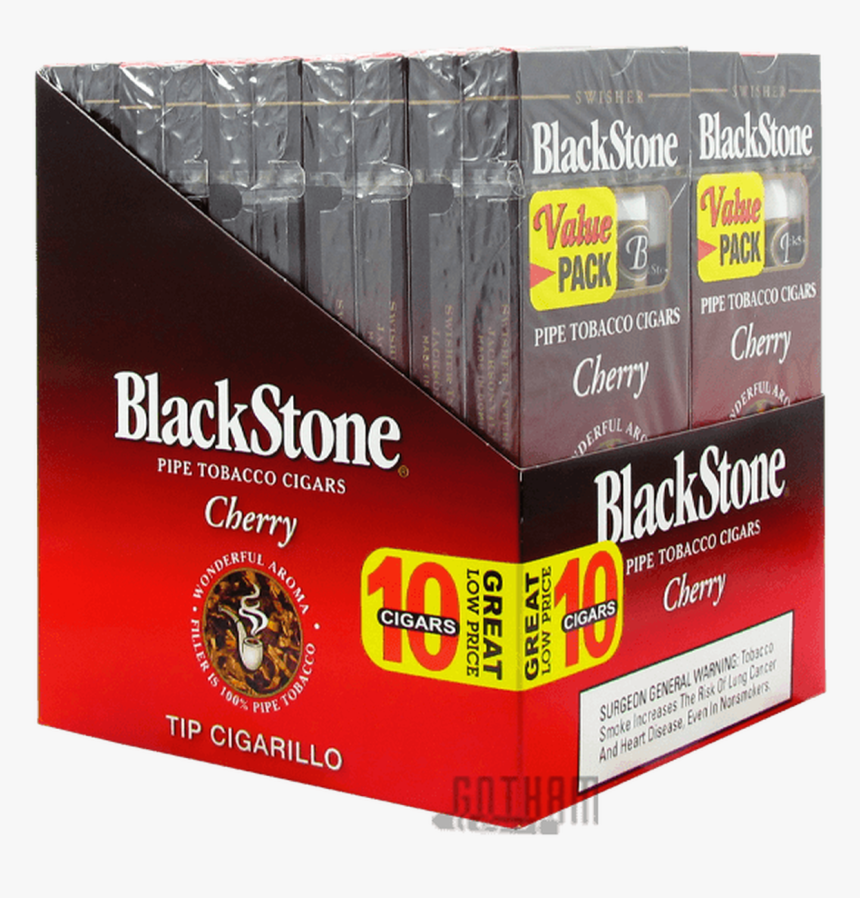 Blackstone Tip Cigarillo Cherry Box - Box, HD Png Download