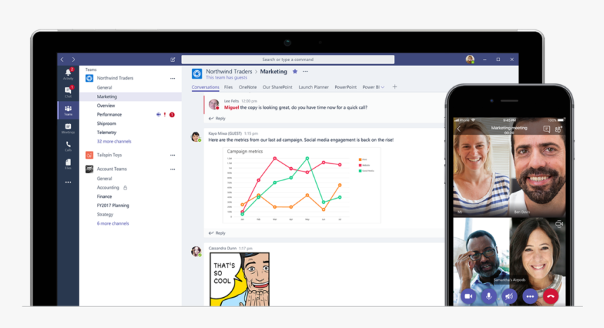 Skype For Business Online Is Retiring As Microsoft - Microsoft Teams, HD Png Download