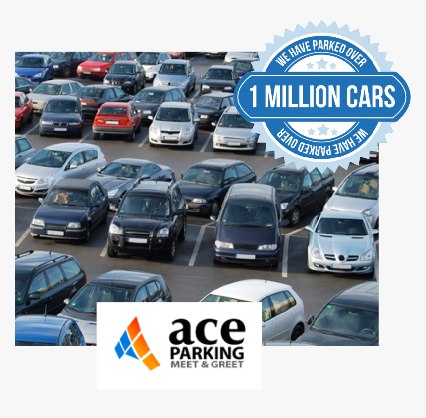 Low Cost Airport Parking - Used Car Parking Lot, HD Png Download