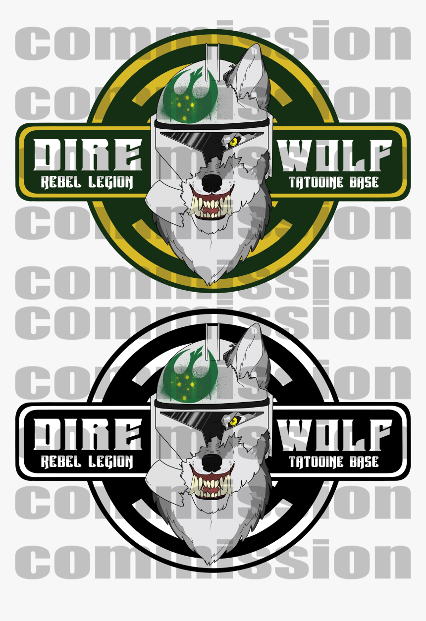 Direwolf Division Logo - Graphic Design, HD Png Download
